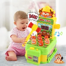 Toys Game-Machine Educational-Toys with Sound-And-Light for Kids Hammer Hamster Hit Plastic