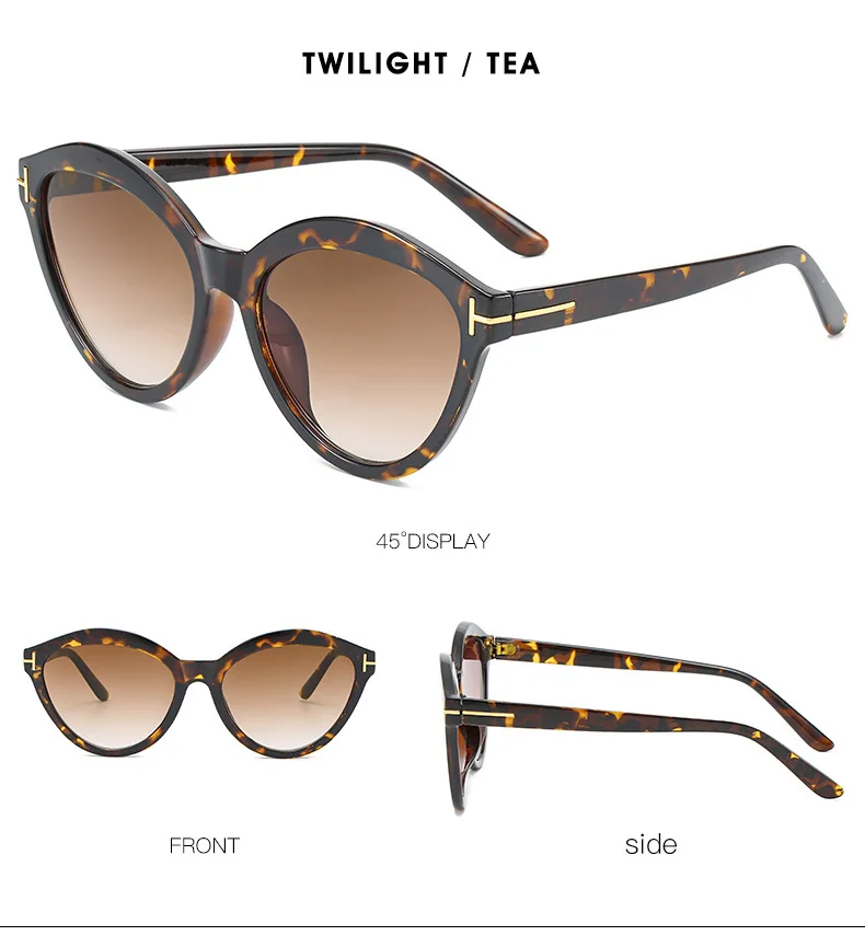 Новые винтажные солнцезащитные очки с кошачьим глазом для женщин, модные брендовые дизайнерские леопардовые солнцезащитные очки oculos de sol UV400