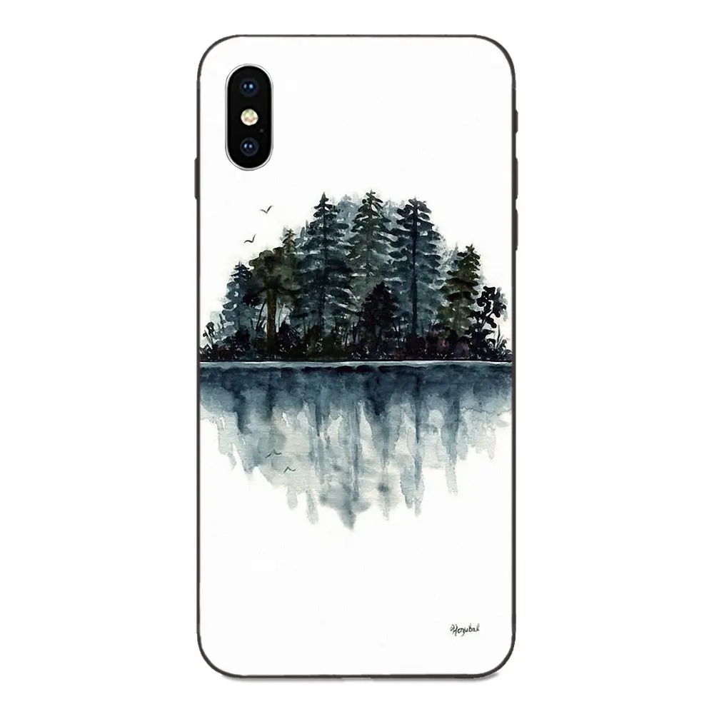 Ледяной Синий дым с геометрическим рисунком Xiaomi mi x Max Note 2 2S 3 S 5X6 6X8 9 9T SE A1 A2 A3 CC9e Lite