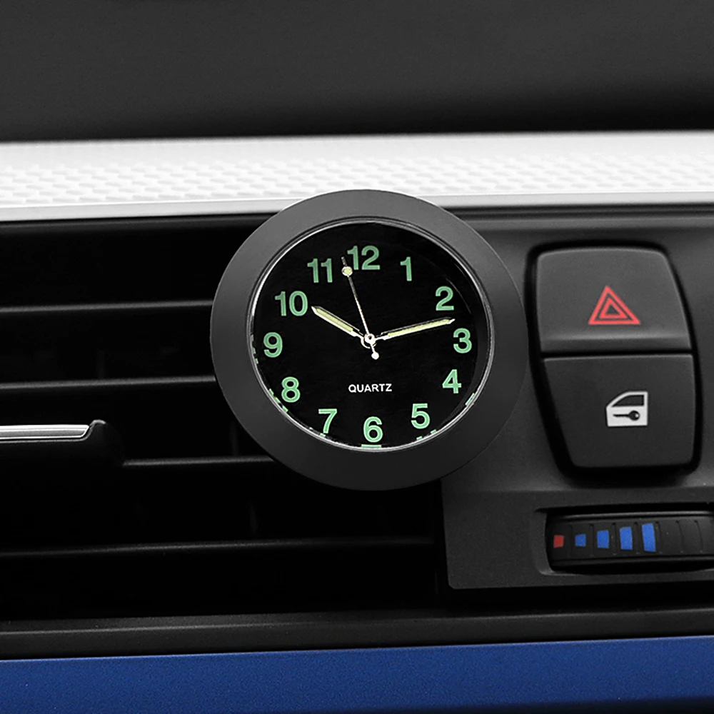 OUZHOU Horloge de Voiture Horloge à Quartz Automobile décoration de Voiture Montre Ornements Montre intérieure Automatique de véhicule avec Clip de Sortie de climatisation OUZHOU Horloge de Voiture Horloge à Quartz Automobile décoration de Voiture Montre Ornements Montre intérieure Automatique de véhicule avec Clip de Sortie de climatisation