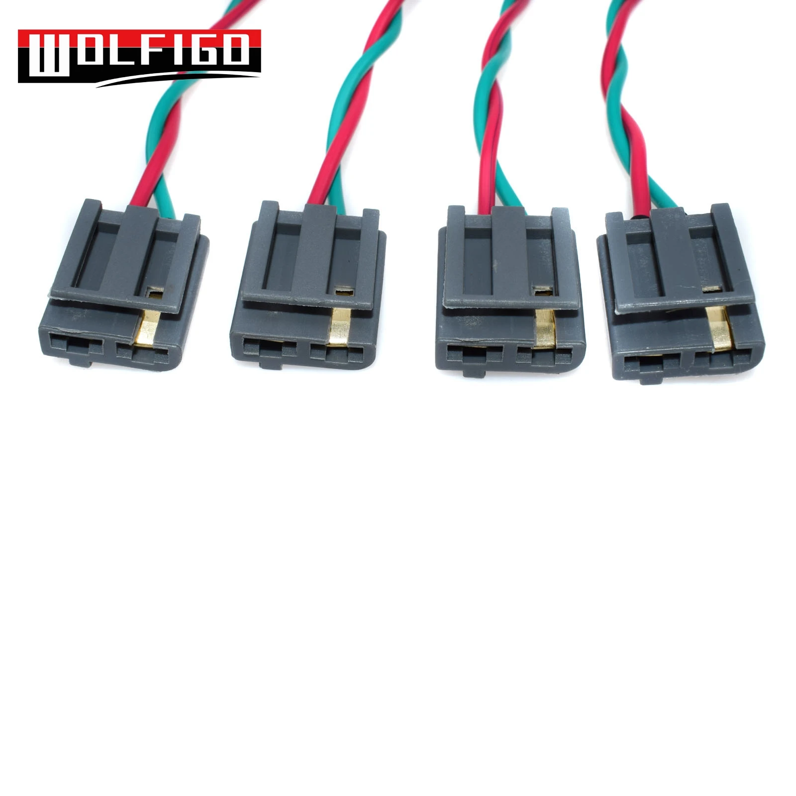 WOLFIGO 1 PC/2PCS/4PCS New JM6933 Pigtail Wire Harness Connector Dual 12v Power For G-M HEI Coil In Cap Distributor 170072