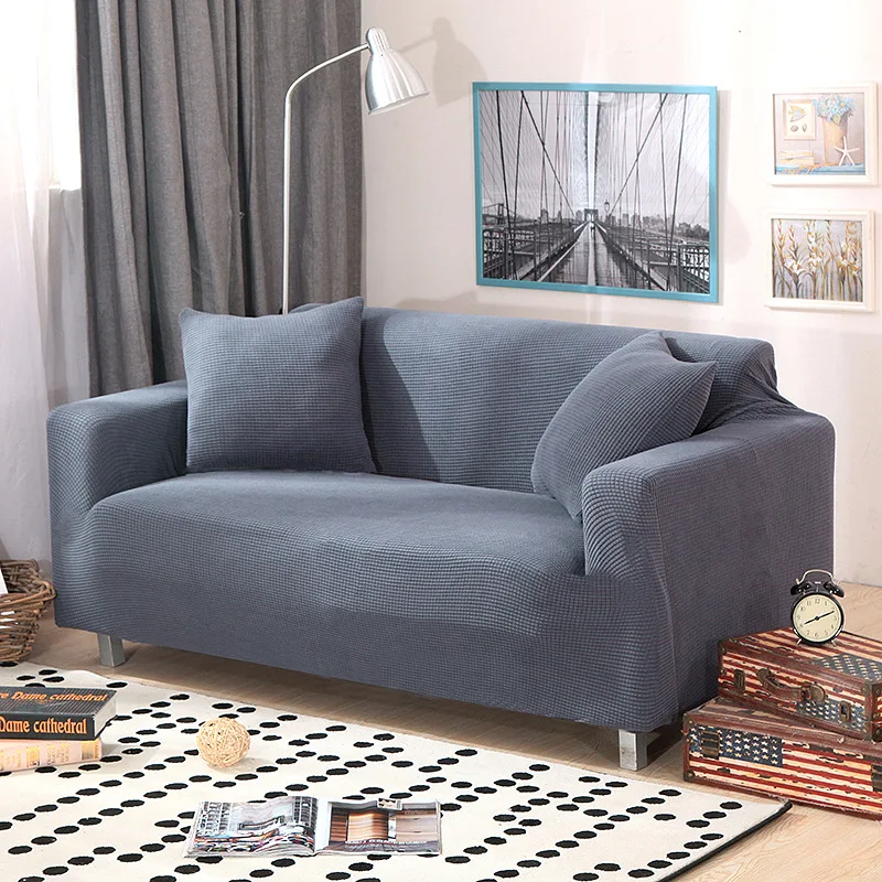 

Washable Stretchable Elastic General Soft Velvet Sofa Furniture Cover Dust Cap Guard Wearable Single Double Three-seat Chair