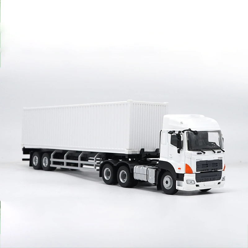 1:43 Scale Hino Trucks Container Van Truck Alloy Simulation Car Die ...