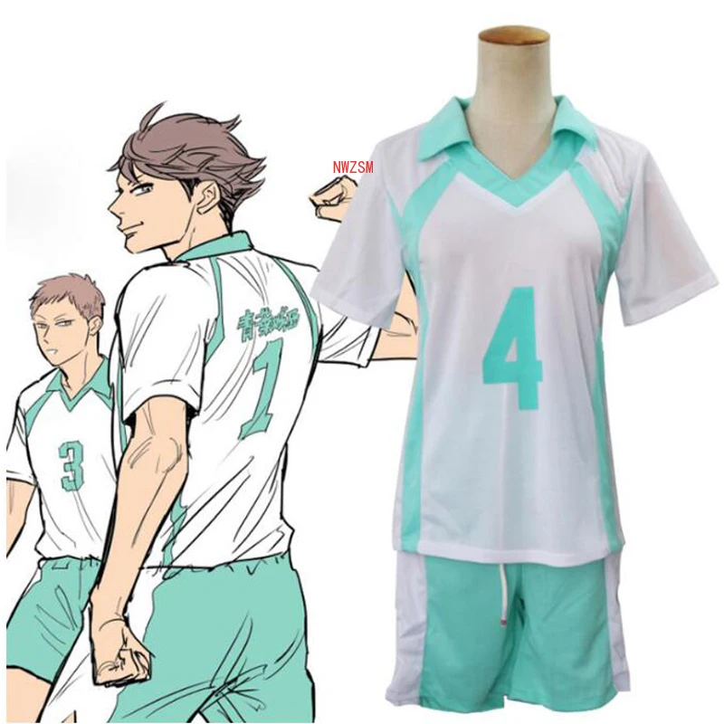 Японский Аниме Haikyuu Kageyama Tobio Aoba Johsai High School Koushi Sugawara Oikawa Tooru костюм для косплея