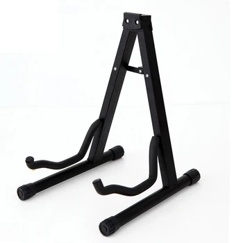 

Studio Adjustable Lightweight Portable Non Slip Universal Foldable Detachable Steel Musical Instrument A Frame Guitar Stand
