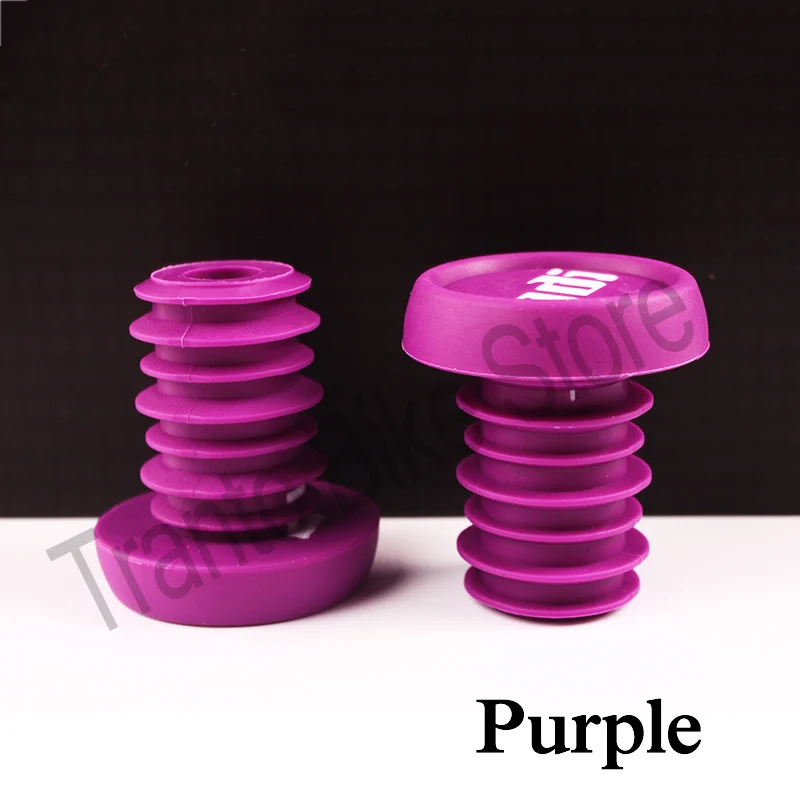 Purple1pair 2 шт. ODI заглушки для велосипедной штанги, колпачки для руля, легкие, подходят для MTB BMX DH FR, запчасти для велосипеда, аксессуары - Цвет: Purple1pair