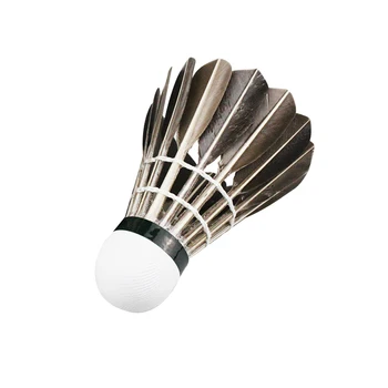

12 Pcs/Set Badminton Shuttlecocks Practical Goose Feather Badminton Balls Outdoor Sports Badminton Accessories volant badminton