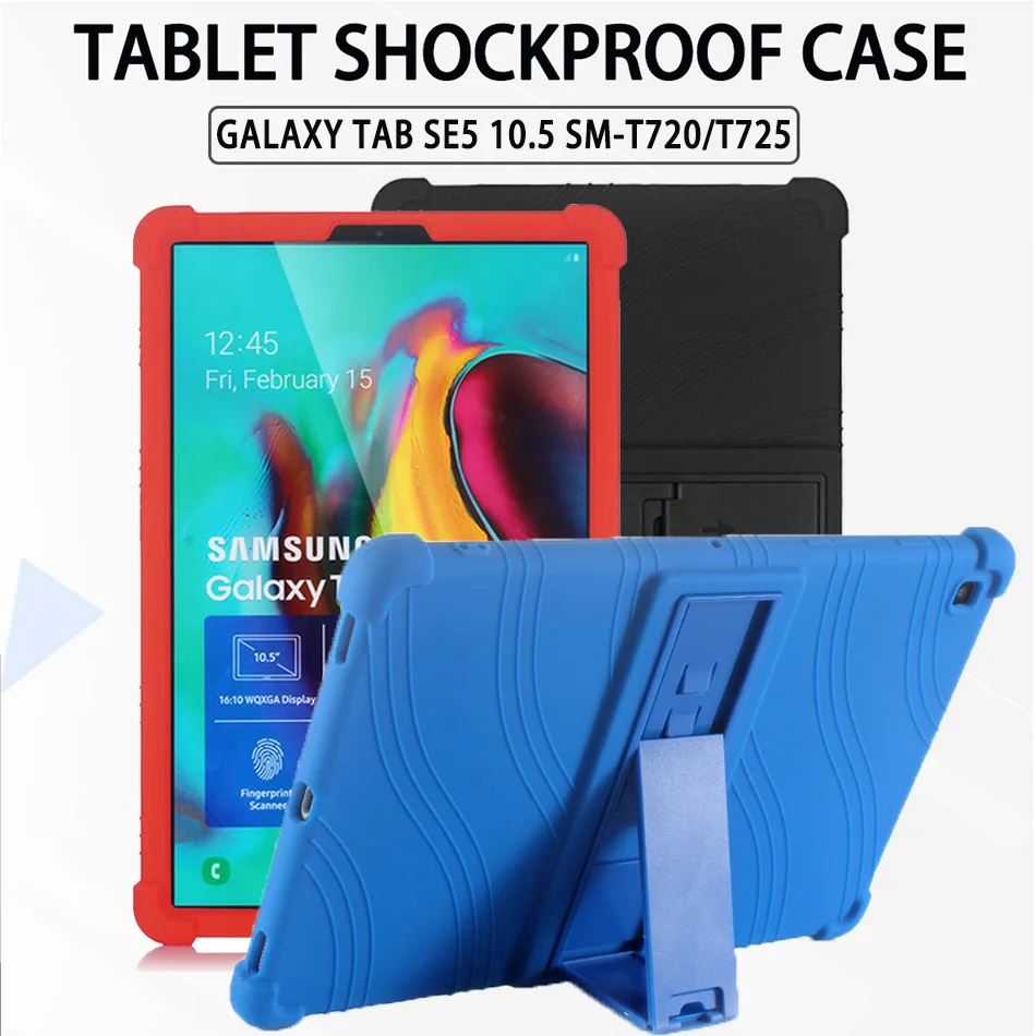 

SZOXBY For Samsung Galaxy Tab S5E 10.5 2019 SM-T720 T725 Tablet Protective Stand Soft Silicon Cover ShockProof Tablet The Shell