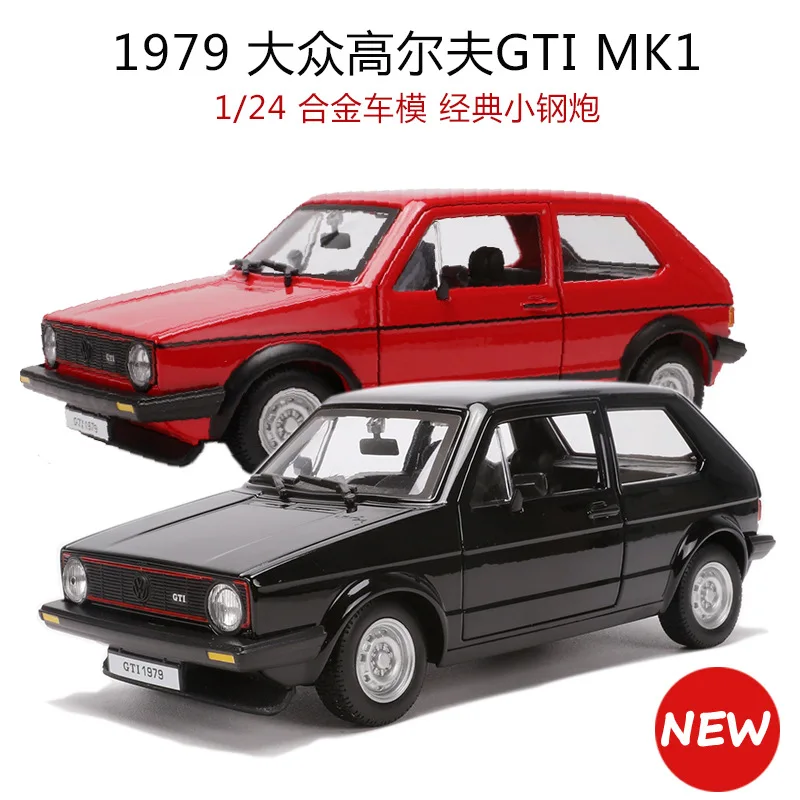 1:24 высококлассная модель 1979 Glof GTI MK1 Модель гоночного автомобиля из сплава
