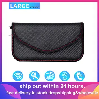 Signal Blocking Bag Cover Signal Blocker Case Faraday Cage Pouch For Keyless Car Keys Radiation Protection Cell Phone 1