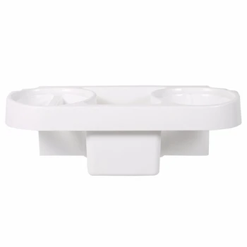 

Wall Mount Hair Dryer Holder Plastic Bathroom Organizer Shelf Racks Shelves For Shampoo Toothbrush Towel Hanging Shower Rack