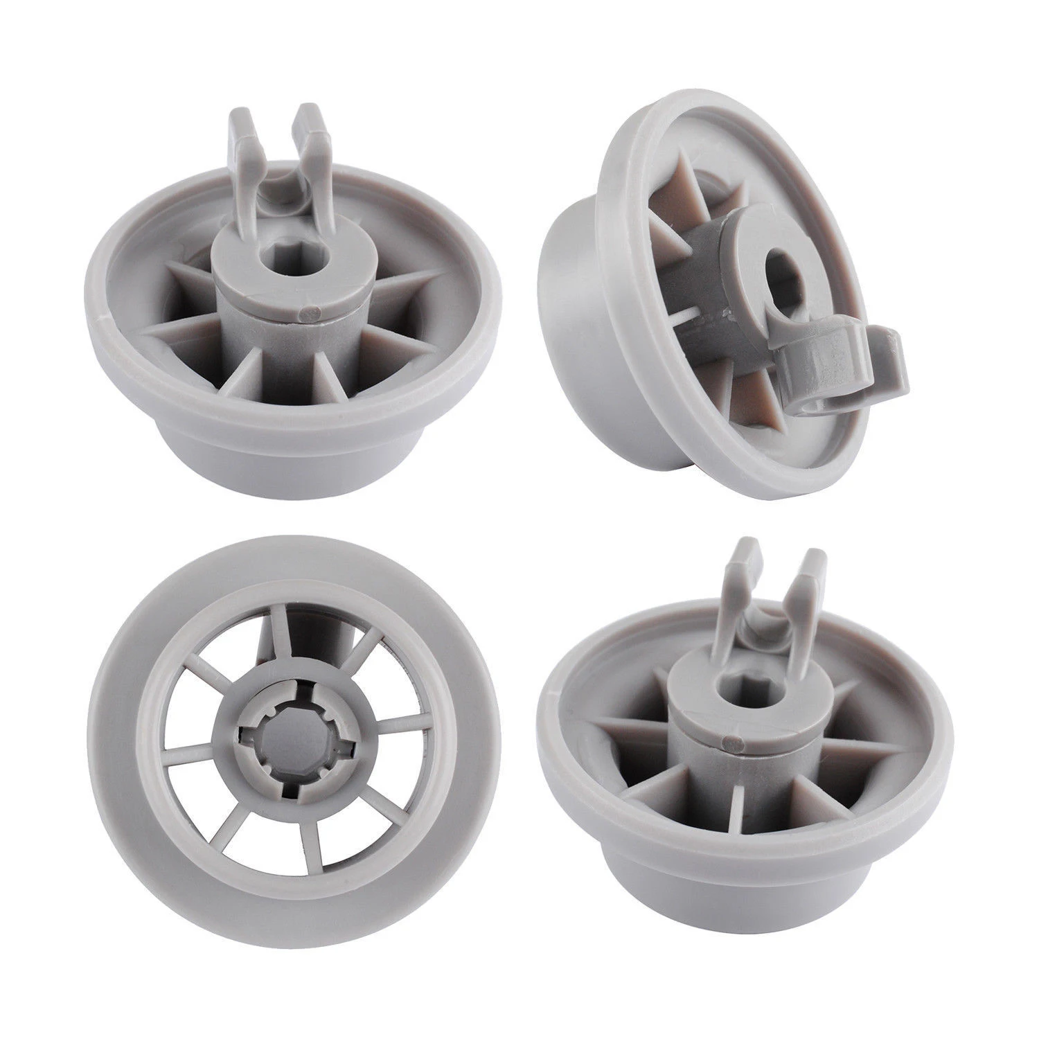 4pcs ABS Wheels For BOSCH Siemens Neff Dishwasher Rack Basket Vacuum Cleaner Replacement Wheels DURABLE