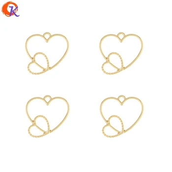 

Cordial Design 100Pcs 19*20MM Jewelry Accessories/Hand Made/Earrings Connectors/Heart Shape/DIY Making/Charms/Earring Findings