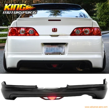

Fit For 05 06 Acura RSX DC5 Coupe 2Dr Mugen Style Rear Bumper Lip PU With LED Light