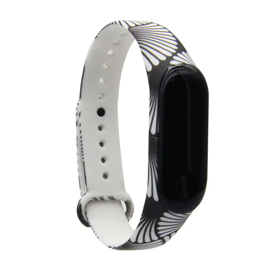 59807 Для mi Band 3 4 ремешок на запястье для Xiao mi band 4 силиконовый для mi band 3 4 аксессуары многоцветный mi 3 сменный ремешок - Цвет: 59807