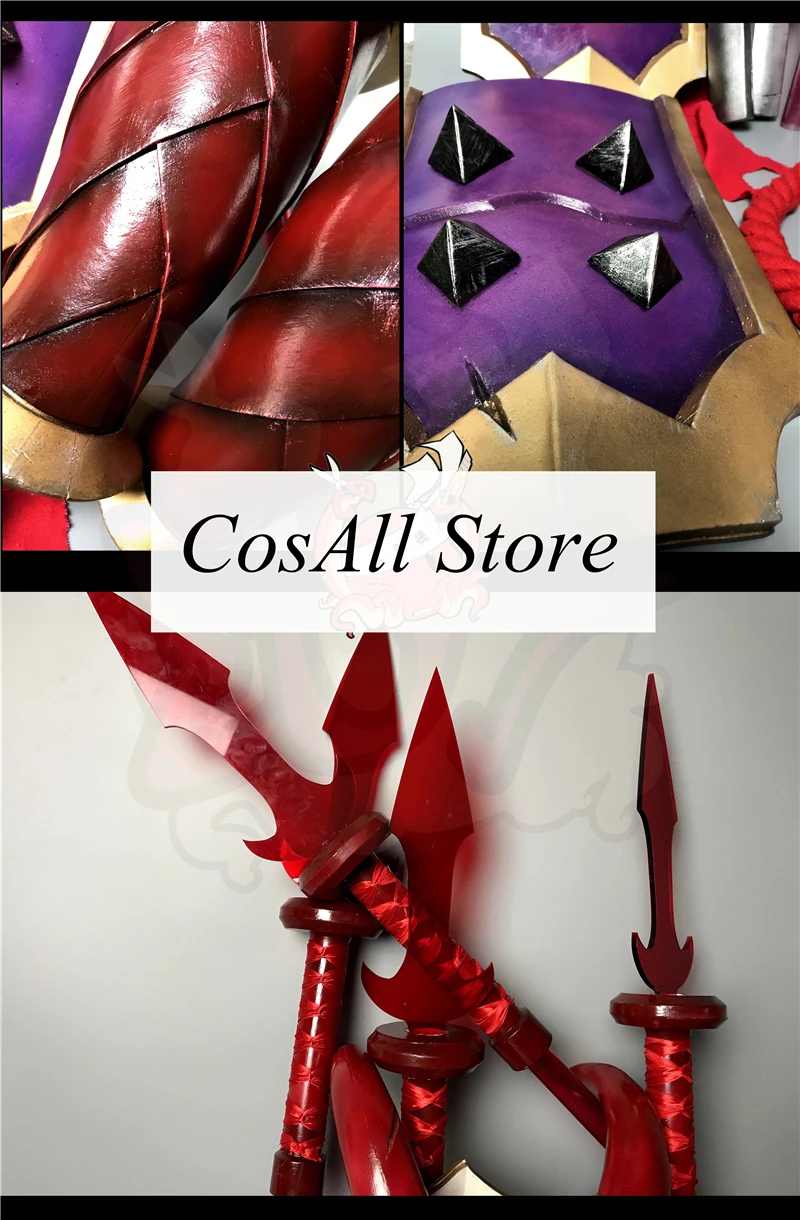 

LOL Blood Moon The Spear of Vengeance Kalista Cosplay armors props custom made