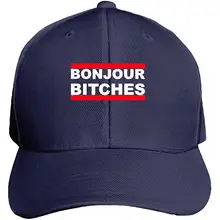 Snapback Кепка 123t Bonjour стервы Смешные плоские шапки Билла регулируемая бейсболка s для мужчин/женщин