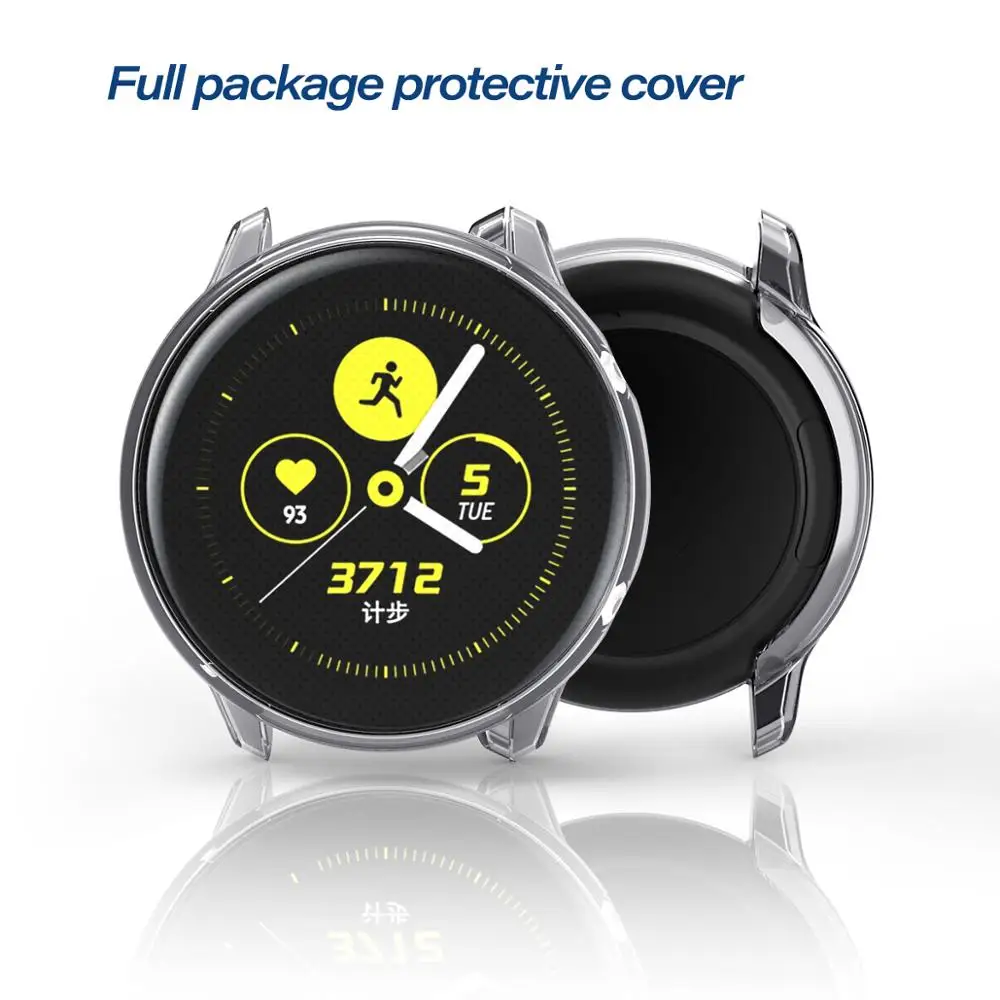 Чехол для Samsung Galaxy Active Watch покрытие + ТПУ защитный силиконовый чехол Полная защита
