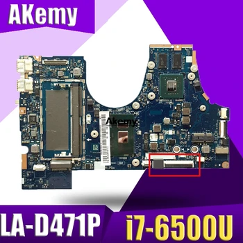 

BIUY2_Y3 LA-D471P For Lenovo 710-15ISK Laptop Motherboard FRU:5B20L47333 SR2EZ I7-6500U DDR4 100% Tested