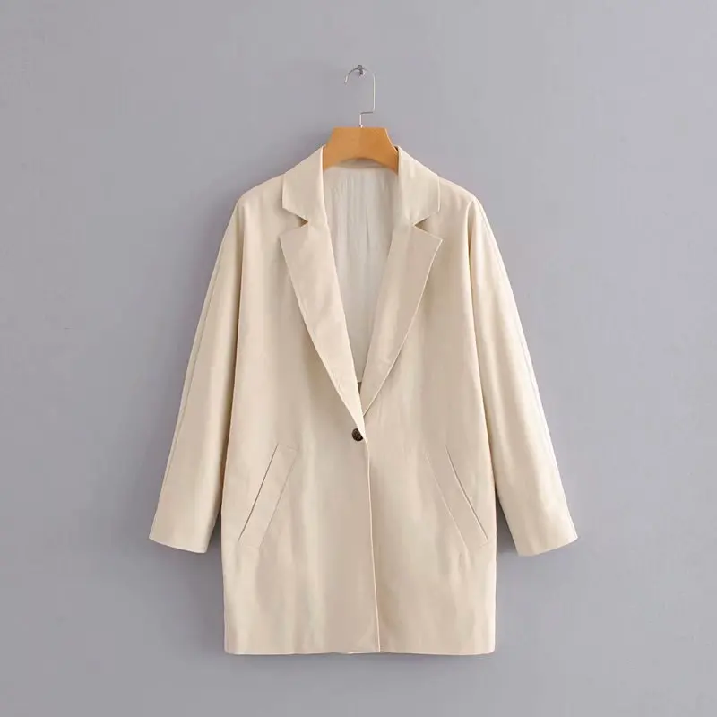 

2018 Western Style Spring And Summer WOMEN'S Dress New Style One-Button Casual Suit Jacket