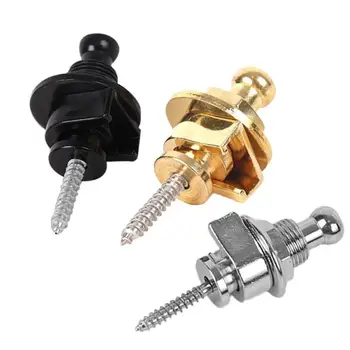 

Durable Guitar Strap Lock Nail Delicate Texture Guitar Strap Lock Button Musical Instruments Anti-slip Bass Belt Locks Nails