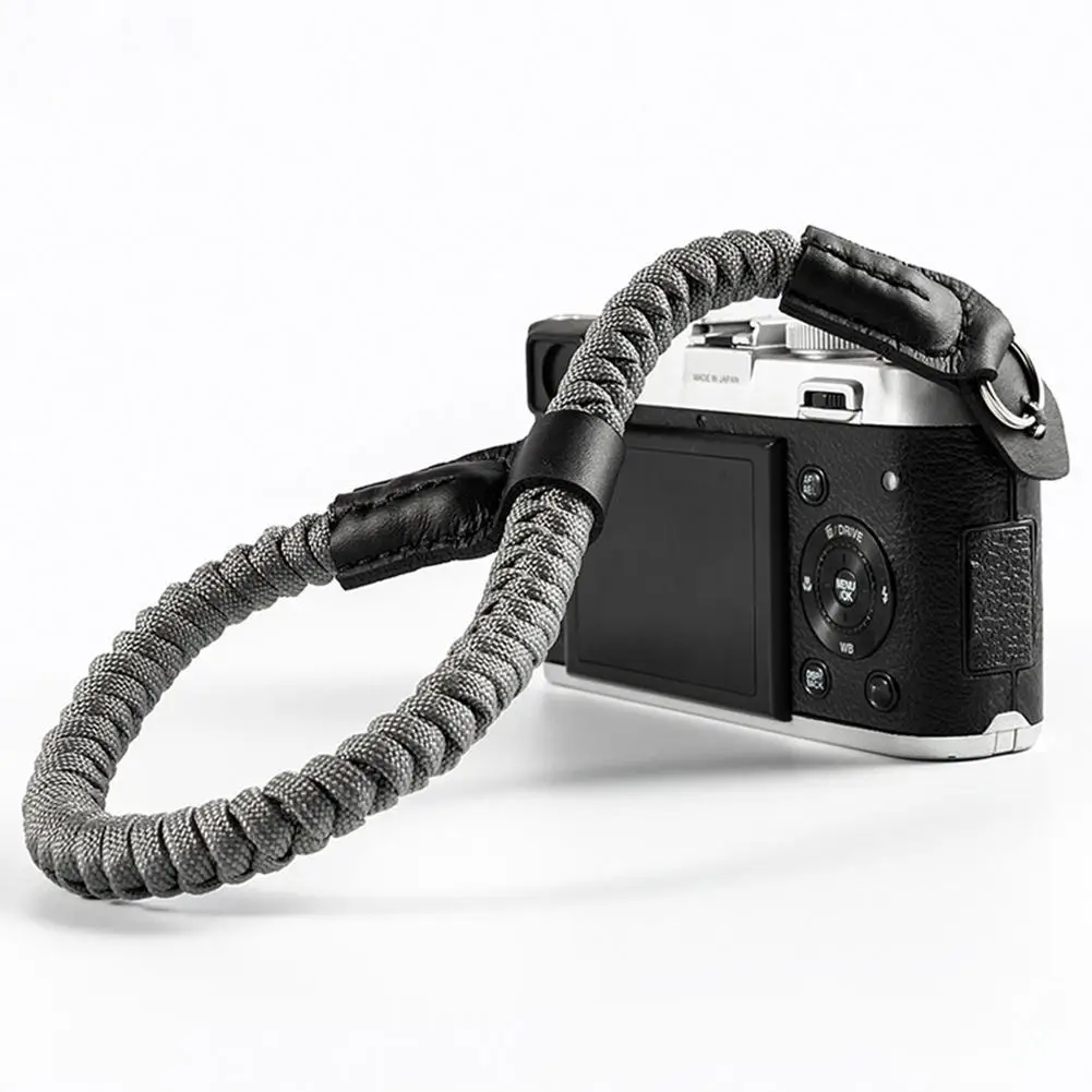 Dixykooker ремешок на запястье для SLR/DSLR камеры Профессиональный Мягкий ручной захват - Цвет: gray