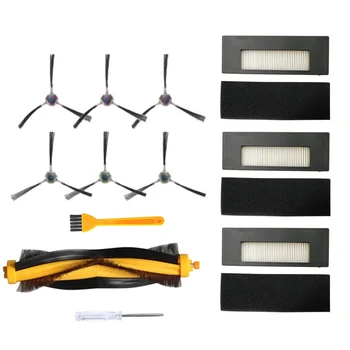 

Vacuum Cleaner Filter Roller Brush Rag Kit For Ecovacs DEEBOT DE6G Elements Pack