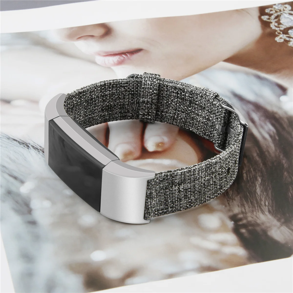 Ремешок для часов Fitbit Charge 2 Холщовый дышащий сменный Браслет Correa Watch 64002|Ремешки