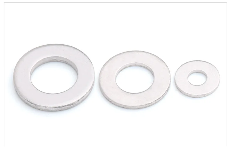 Aluminum Washers Gasket Thickness M5 M6 M8 M10 M12 M14 M16 M18 M20 M22 M24 Flat Metal Washer Gasket Aluminum Sealing Rings