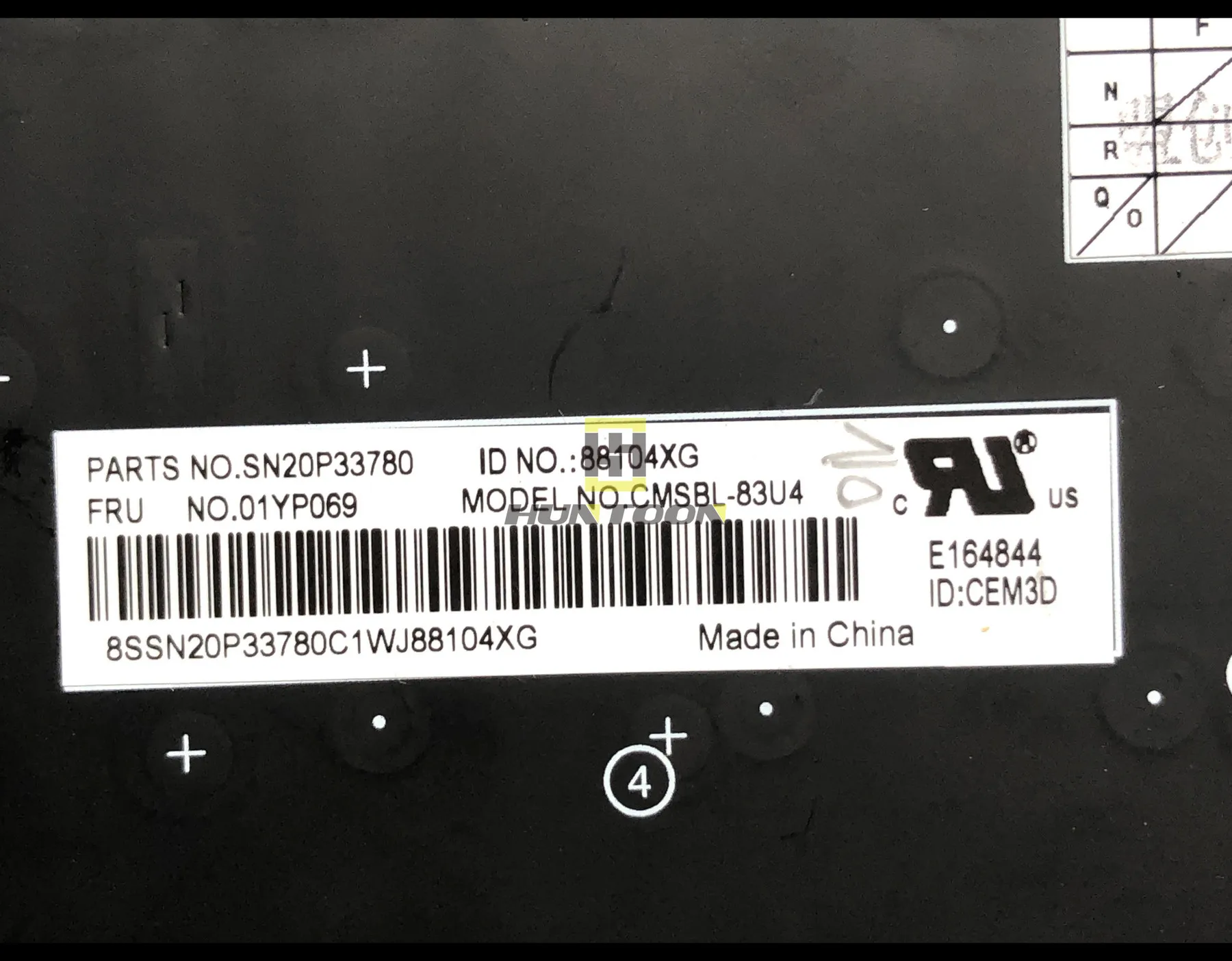 Original US keyboard Backlight For ThinkPad X280 A285 X390 X395 01YP040 01YP120 01YP200 01YP069 01YP149 01YP229 01YP075 01YP155