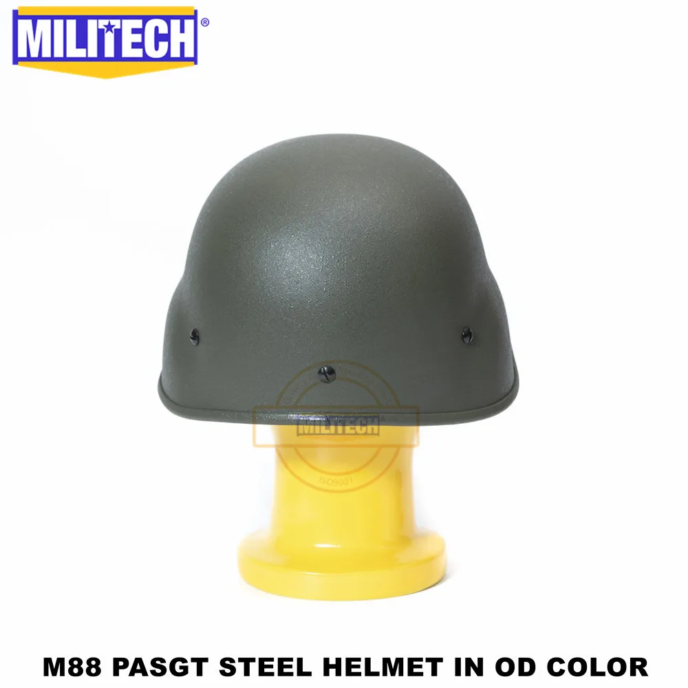 Capacete à Prova de Balas com Relatório Aço à Prova de Bala Militech Iiia Capacete Balístico Aço Pasgt Teste Nij 3a M88 9 capacete à prova de balas com relatório teste