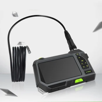 

HD Resolution Probe Car 1280x720 Waterproof Endoscope 5 Inch Repair With Case Inspection Camera Tool LED Light 3500mAh Battery