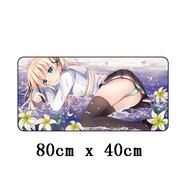300x600x2mm Японское аниме секс девушка 80x40 см Коврик для мыши Блокировка края Скорость Игры Геймер игровой коврик для мыши для ноутбука ноутбук коврик лучший подарок - Цвет: 300x600x2mm