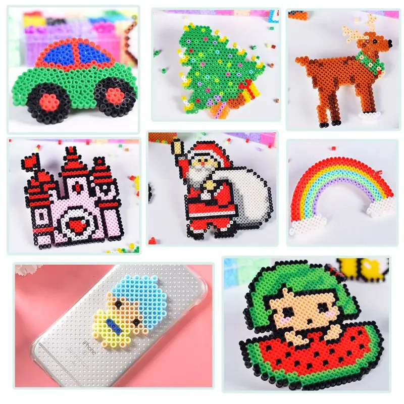 2.6mm 24/48colors Hama beads Education Iron beads 3D puzzle Beads lroning Guarantee perler Fuse beads diy toy miçangas — view 5