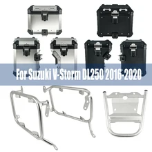 For Suzuki V-Storm DL250 2016 2017 2018 2019 2020 Motorcycle Aluminum Luggage Box Panniers Rack Saddlebag Bracket Top Case Rack