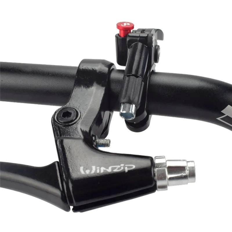 New Bike Speed Fork Lockout Wire Control Lever Switch Button Report Aluminum Mountain Bike Change afbeelding