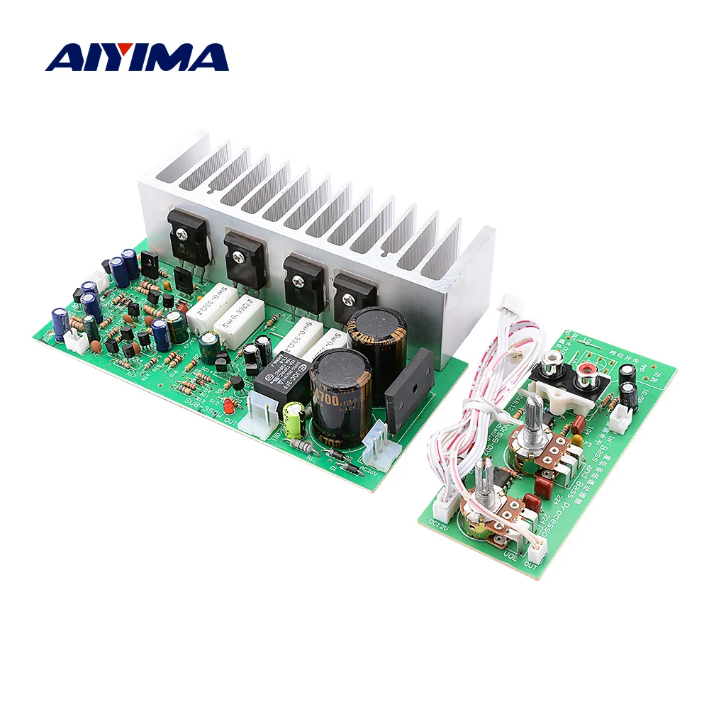 AIYIMA 350 Вт усилитель сабвуфера моно высокая мощность сабвуфер панель DIY