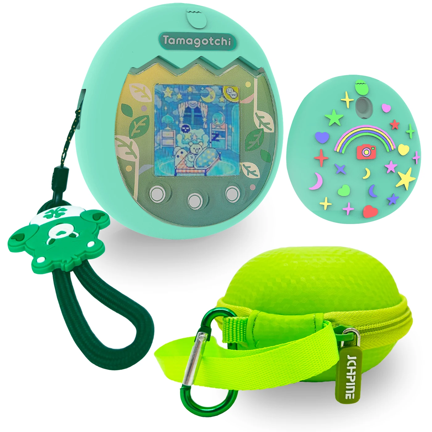transporte para tamagotchi pix com cordão presentes