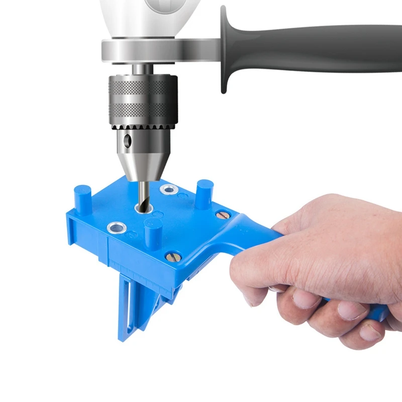 Woodworking Doweling Jig 6 8 10mm Pocket Hole Jig Handheld Puncher Drill Set Drill Drilling Carpentry Guide Locator Tool Woodworking Doweling Jig 6 8 10mm Pocket Hole Jig Handheld Puncher Drill Set Drill Drilling Carpentry Guide Locator Tool