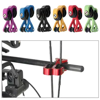 

Aluminum Compound Bow Cable Slide Bar Bow String Splitter Roller Glide Replacement Bowstring Separator Arrow Pulley Hunting Tool
