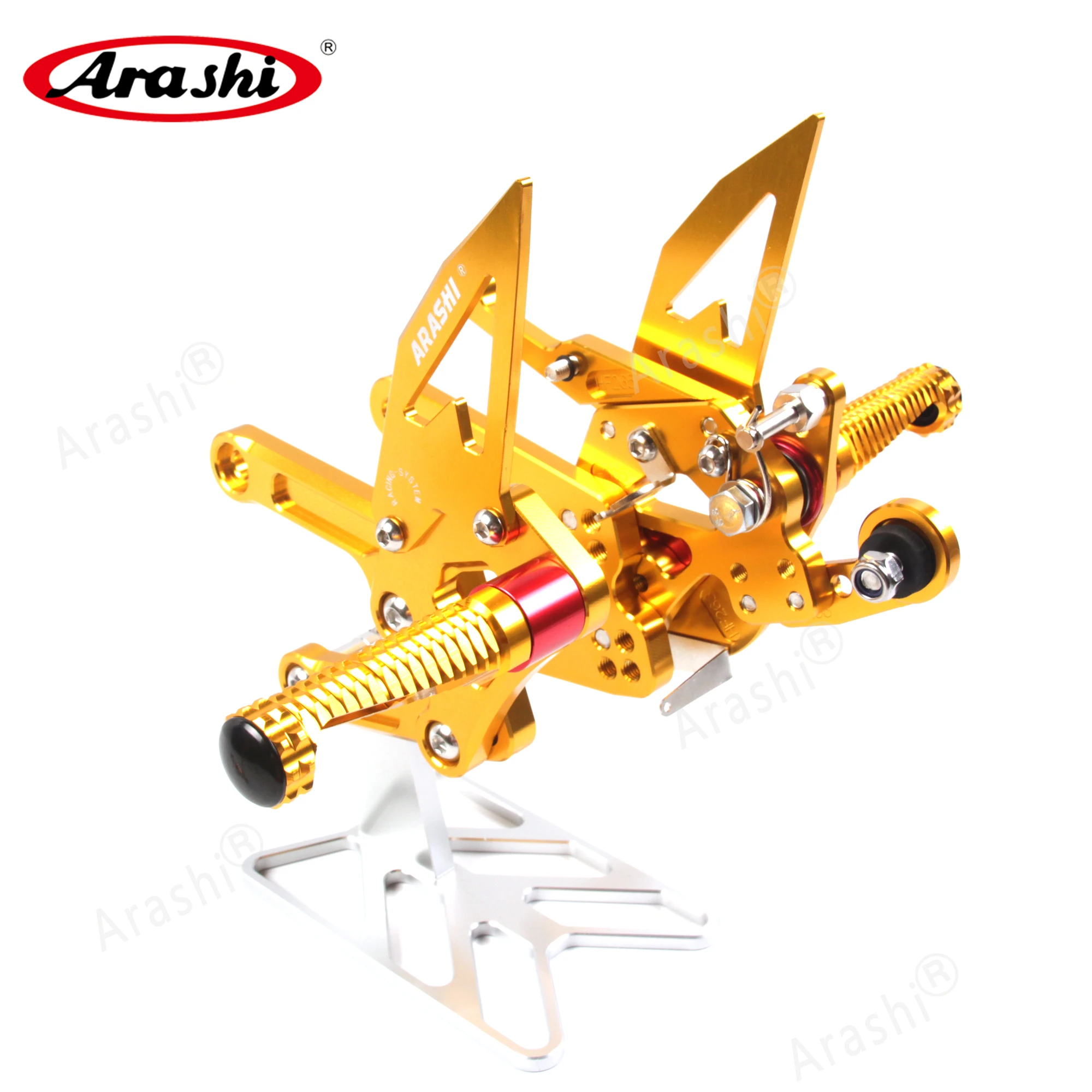 Араши для YAMAHA YZF R6 06-16 ЧПУ Регулируемая подножка комплект подножки YZF-R6 R 6 06 07 08 09 10 2011 2012 2013