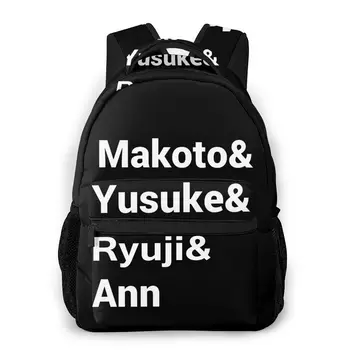 

Confidants New Pattern knapsack Persona 5 Teens Books Backpack
