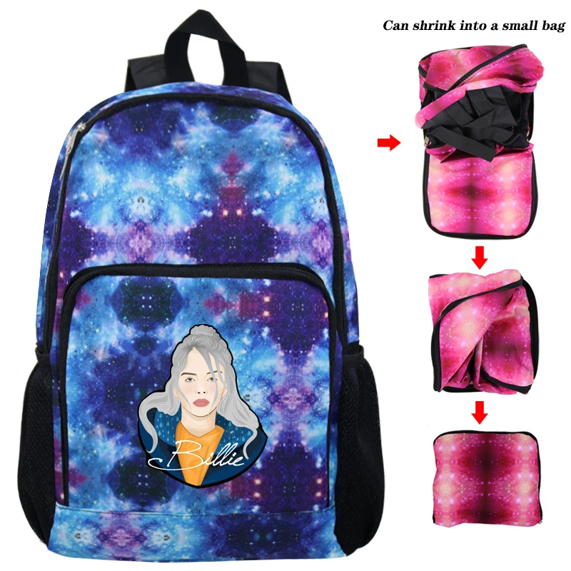 Mochilas Billie Eilish Рюкзак Студенческие школьные сумки для подростков сумка для ноутбука Рюкзаки Escolares Para Adolescentes