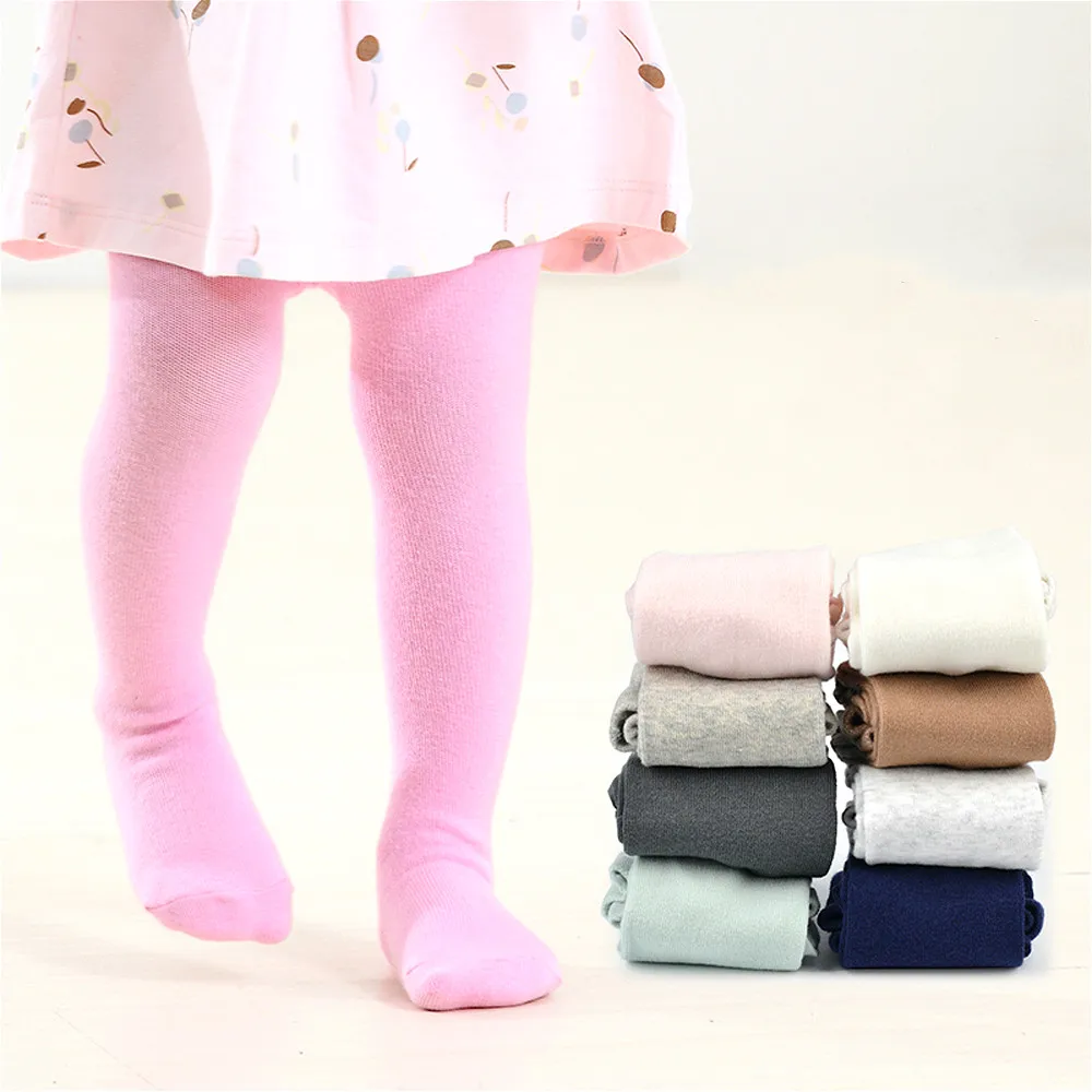 

Newborn Infant Baby Girl Solid Cotton Tights Pantyhose Leggings Toddler Socks Girls Warm Autumn Winter Stockings