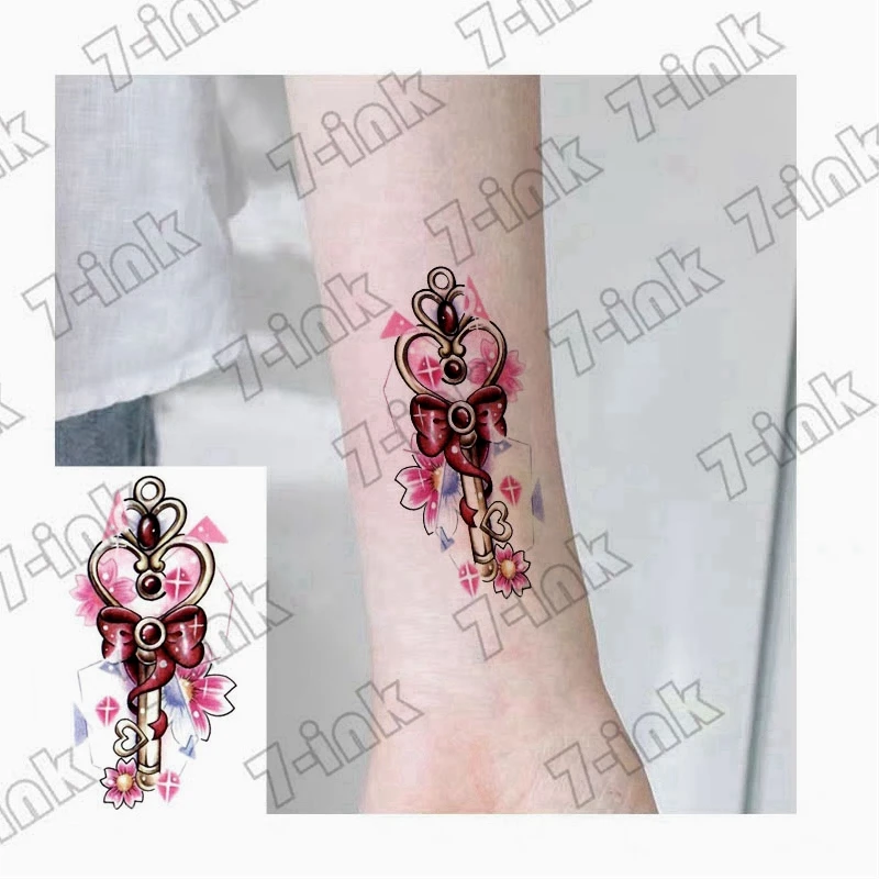 Waterproof Temporary Tattoo Sticker Cross Feather Shadows Fake Tatto Flash Tatoo For Men Women Kids