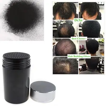 

1 Bottle Thick Hair Building Fibers Black Color Balding 22g for Men And Women Hair Additional Fiber