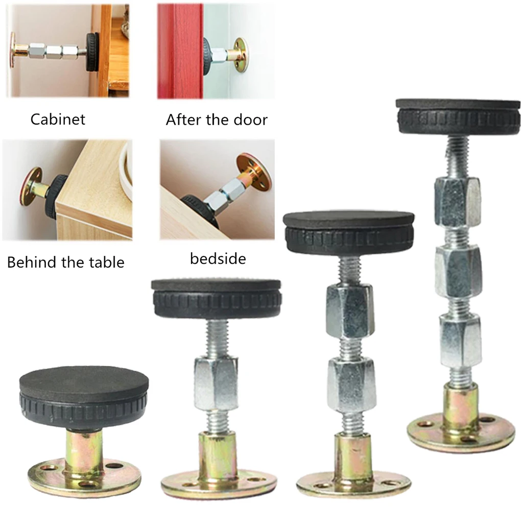 4 Sizes Adjustable Thread Bed Frame Anti-Shake Tool Fixed Bed Does Not Vacillate Telescopic Support for Room Wall Dropshipping