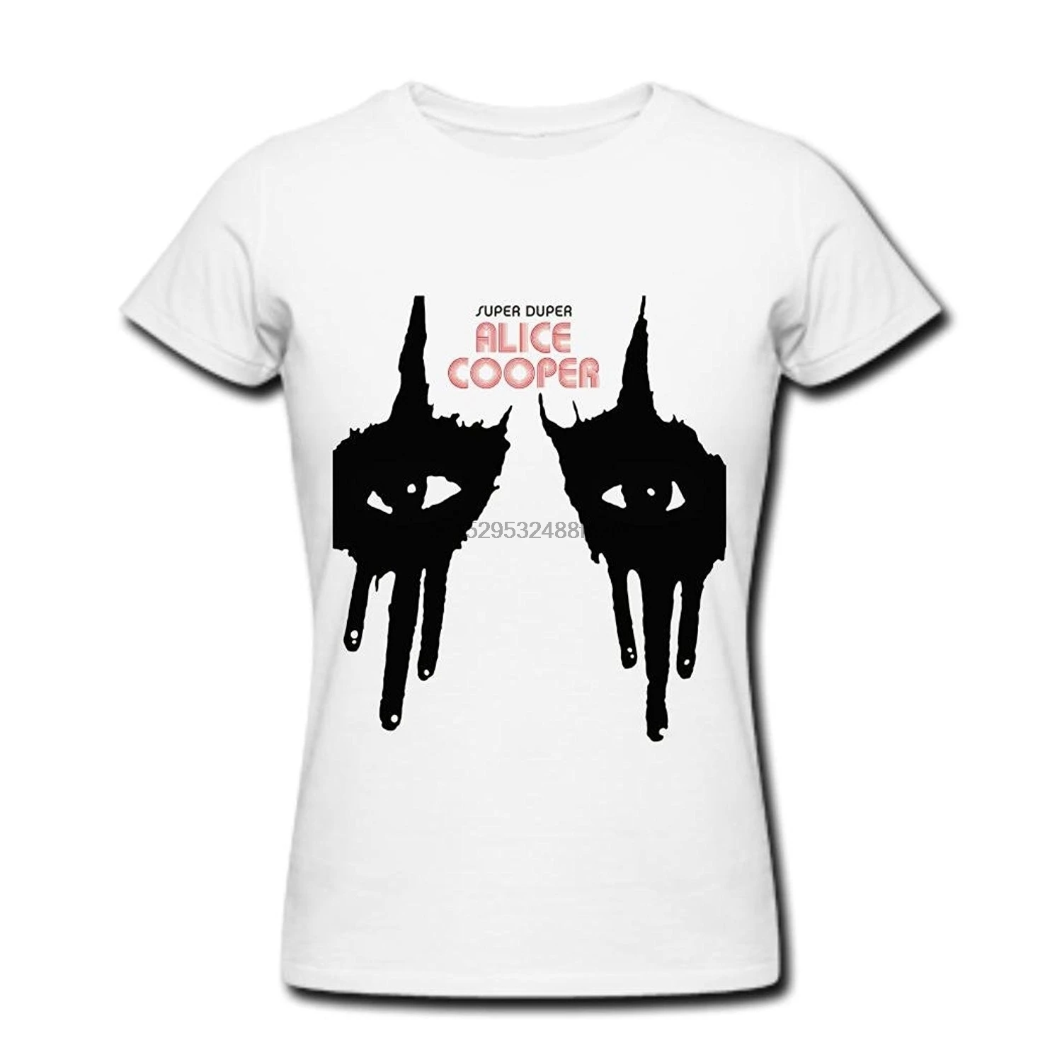 Женская модная футболка с рисунком Alice Cooper Super Duper Eyes летняя женская |