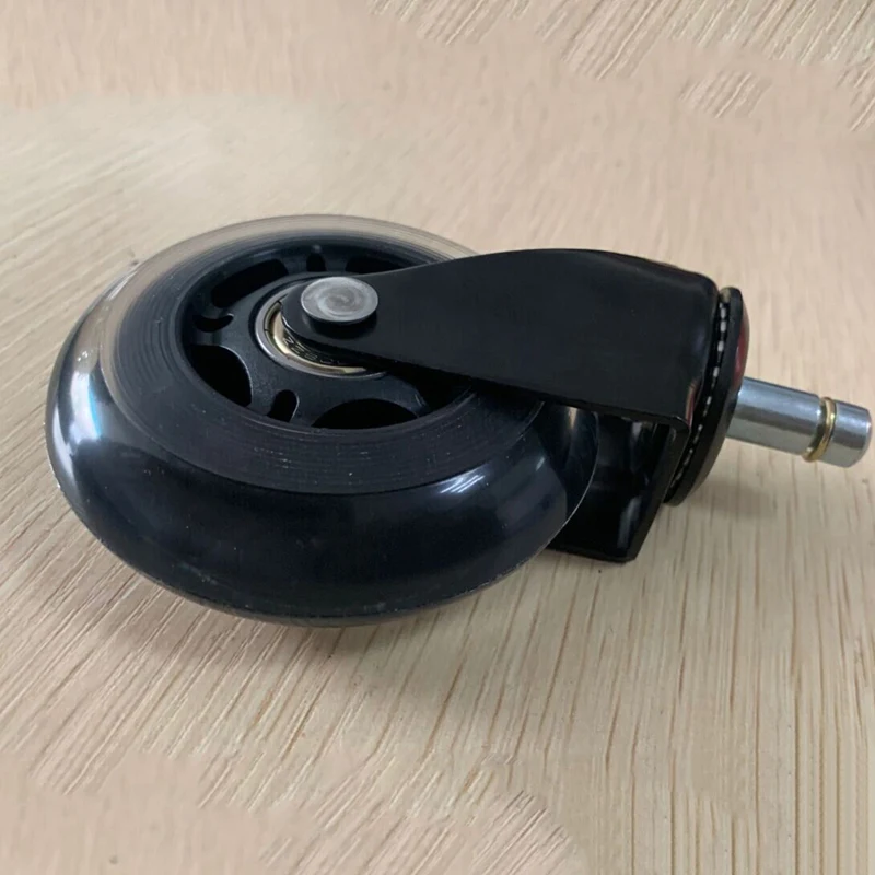 

Hot Sale 5Pcs 3 Inch Universal Mute Wheel Replacement Office Chair Wheels Black Swivel Casters Chair Wheels Furniture Hardware