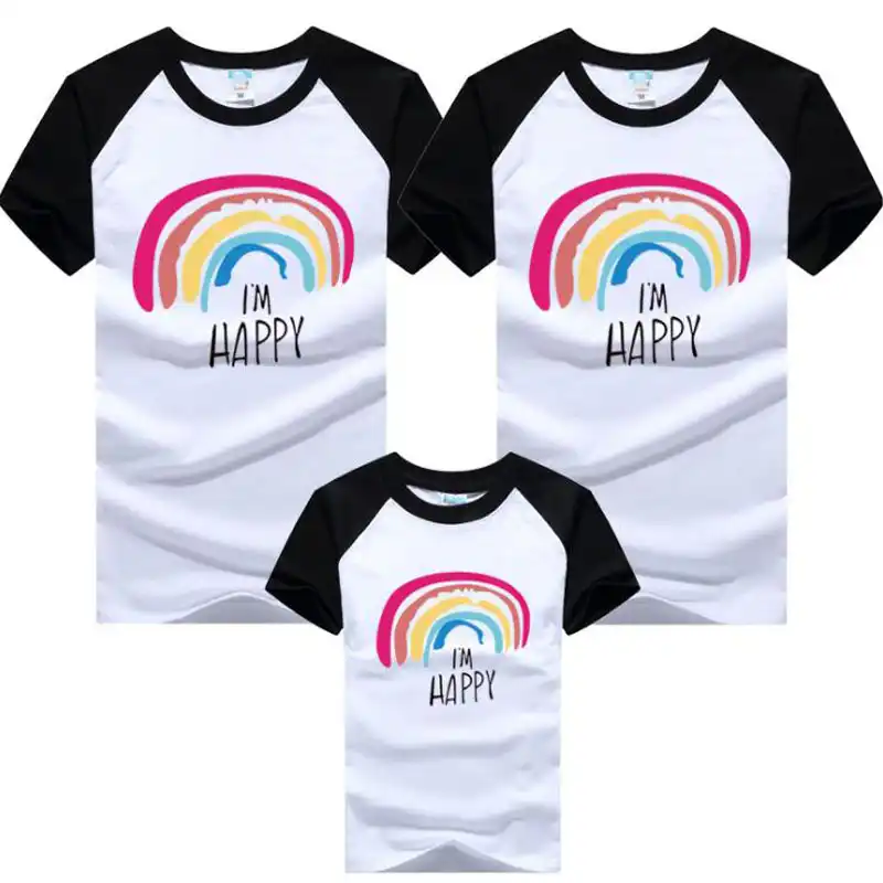 couple t shirt with baby girl